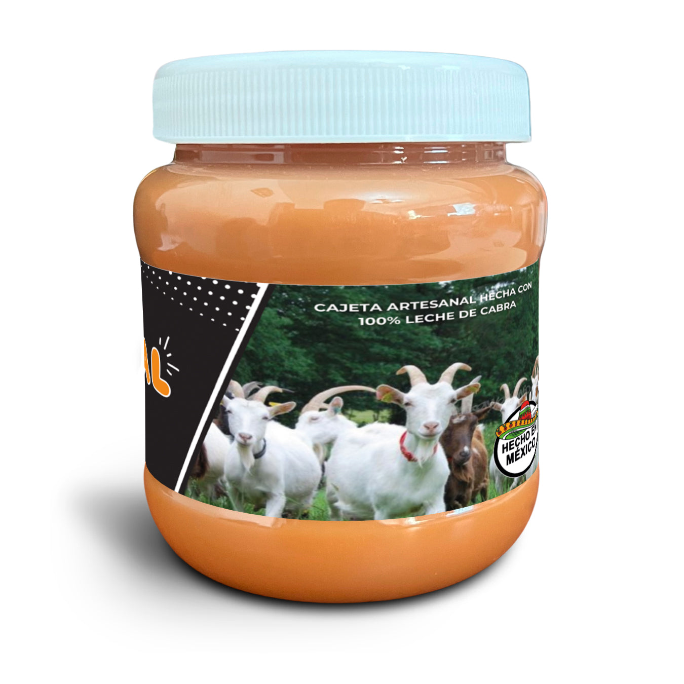 KICOMES® Cajeta Natural Artesanal de Leche 100% de Cabra Calidad Premium 340gr