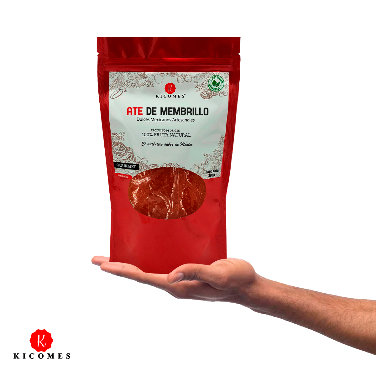 KICOMES® Ate de Membrillo Artesanal, Jalea de Membrillo, Dulce de Membrillo. Calidad y Sabor Casero