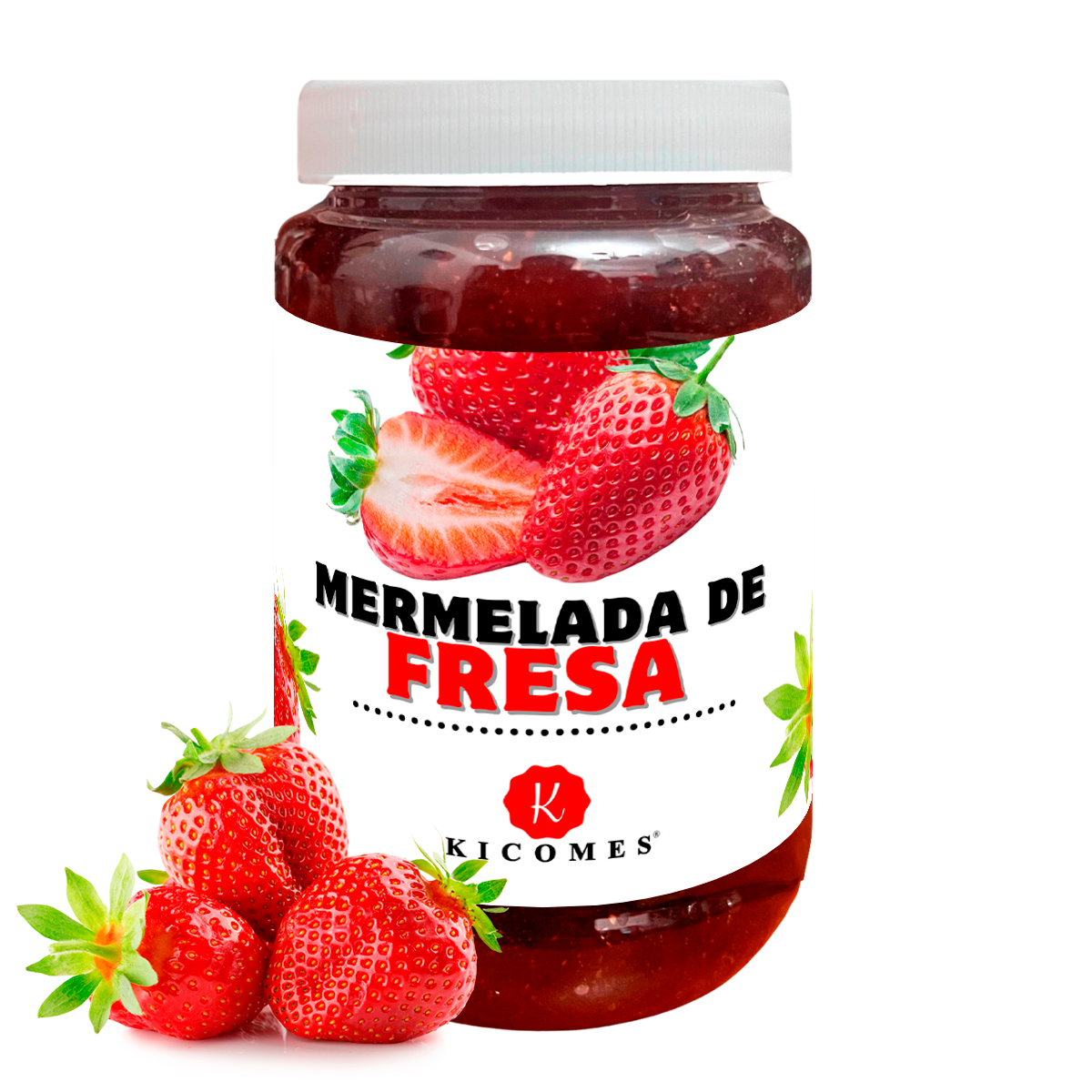 KICOMES® Mermelada Artesanal Hecha de Fruta Natural Calidad Premium